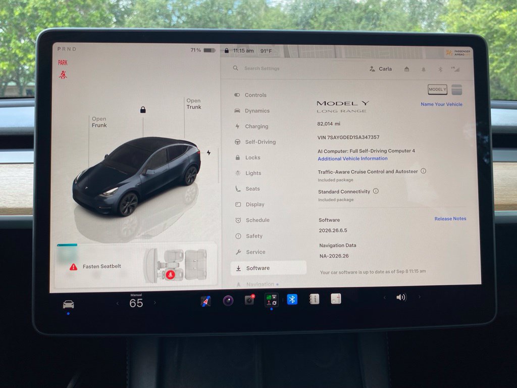 Used 2025 Tesla Model Y Long Range RWD image 2