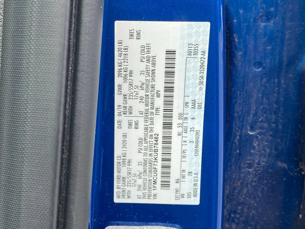 Used 2019 Ford Escape S FWD image 14
