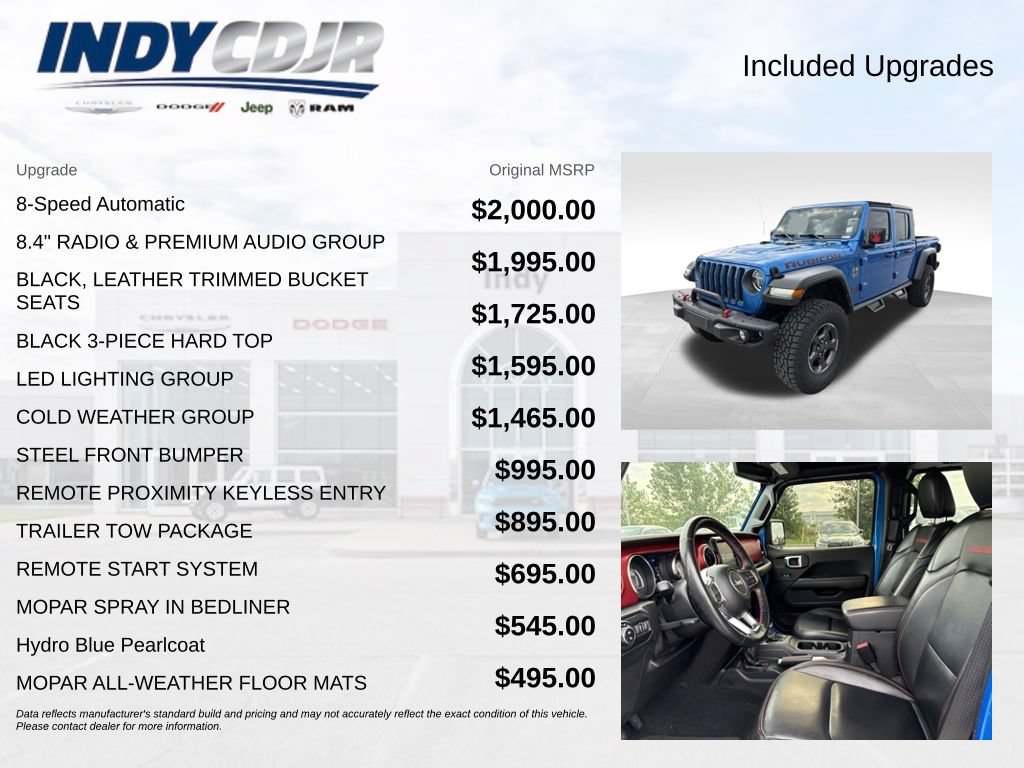 Used 2021 Jeep Gladiator Rubicon AWD/4WD image 4