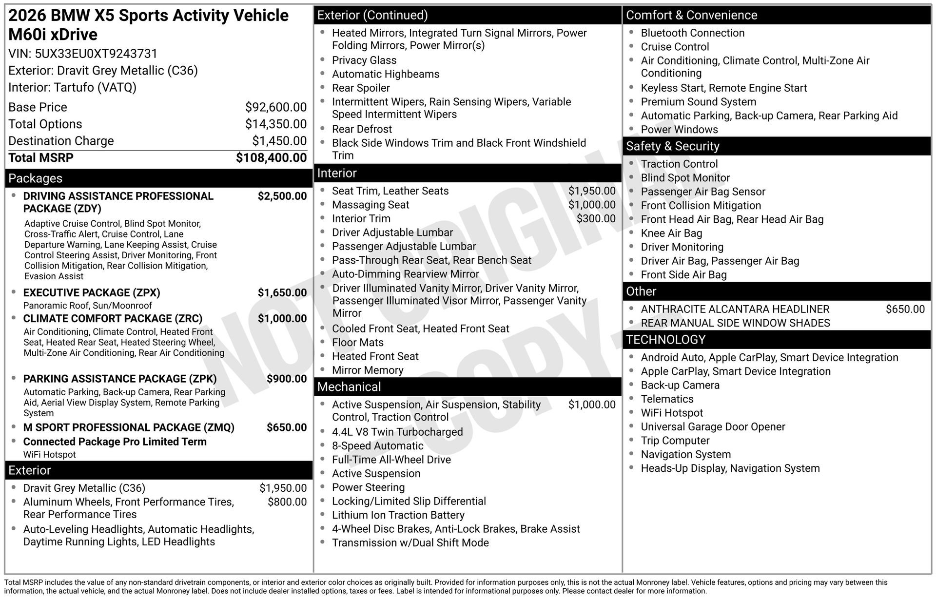 New 2026 BMW X5 M60i image 12