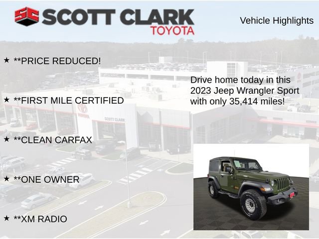 Used 2023 Jeep Wrangler Sport image 8