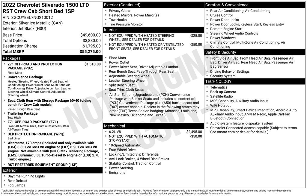 Used 2022 Chevrolet Silverado 1500 RST AWD/4WD image 8