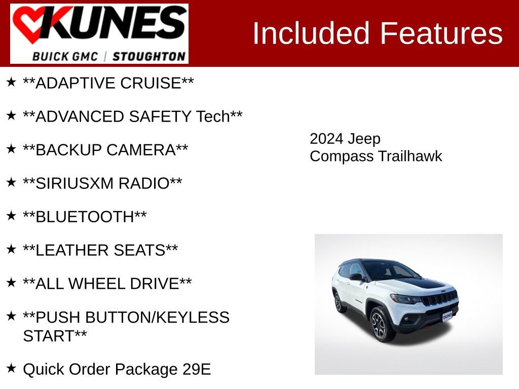 Used 2024 Jeep Compass Trailhawk image 2
