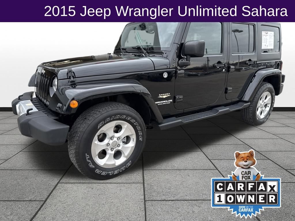 Used 2015 Jeep Wrangler Unlimited Sahara w/ Connectivity Group image 1