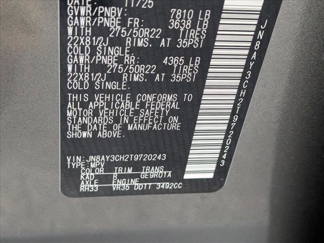 New 2026 Nissan Armada Platinum Reserve w/ Accent Package image 16