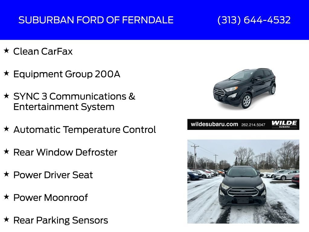 Used 2019 Ford EcoSport SE image 4