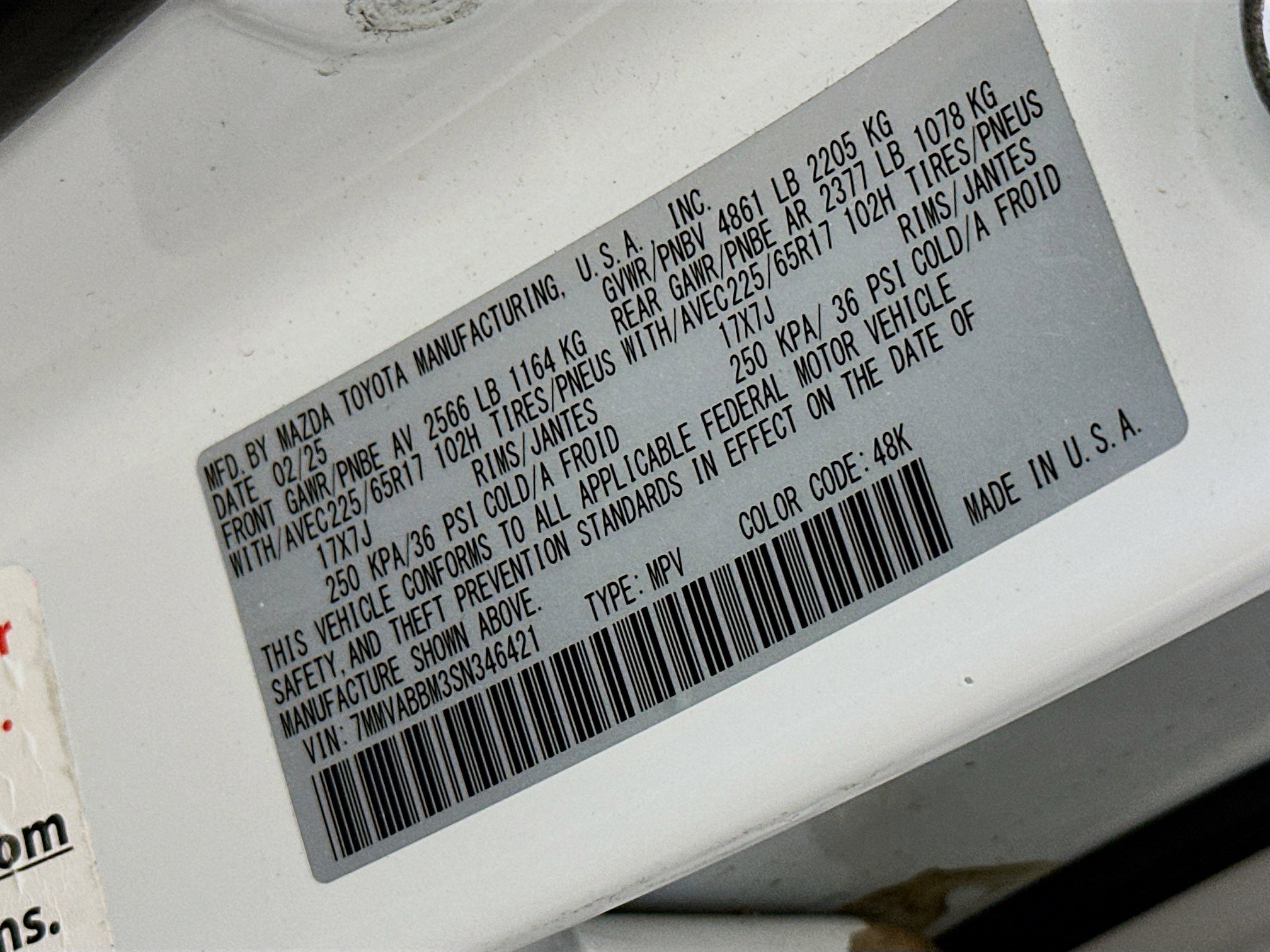 Used 2025 MAZDA CX-50 AWD 2.5 S w/ Preferred Package image 12