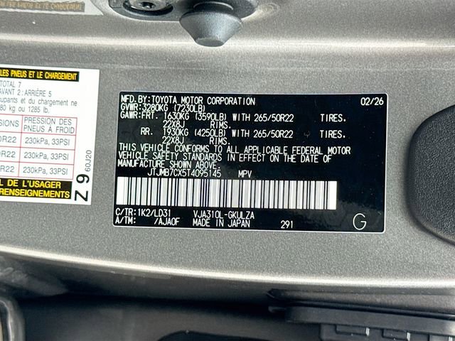 New 2026 Lexus LX 600 F Sport image 46