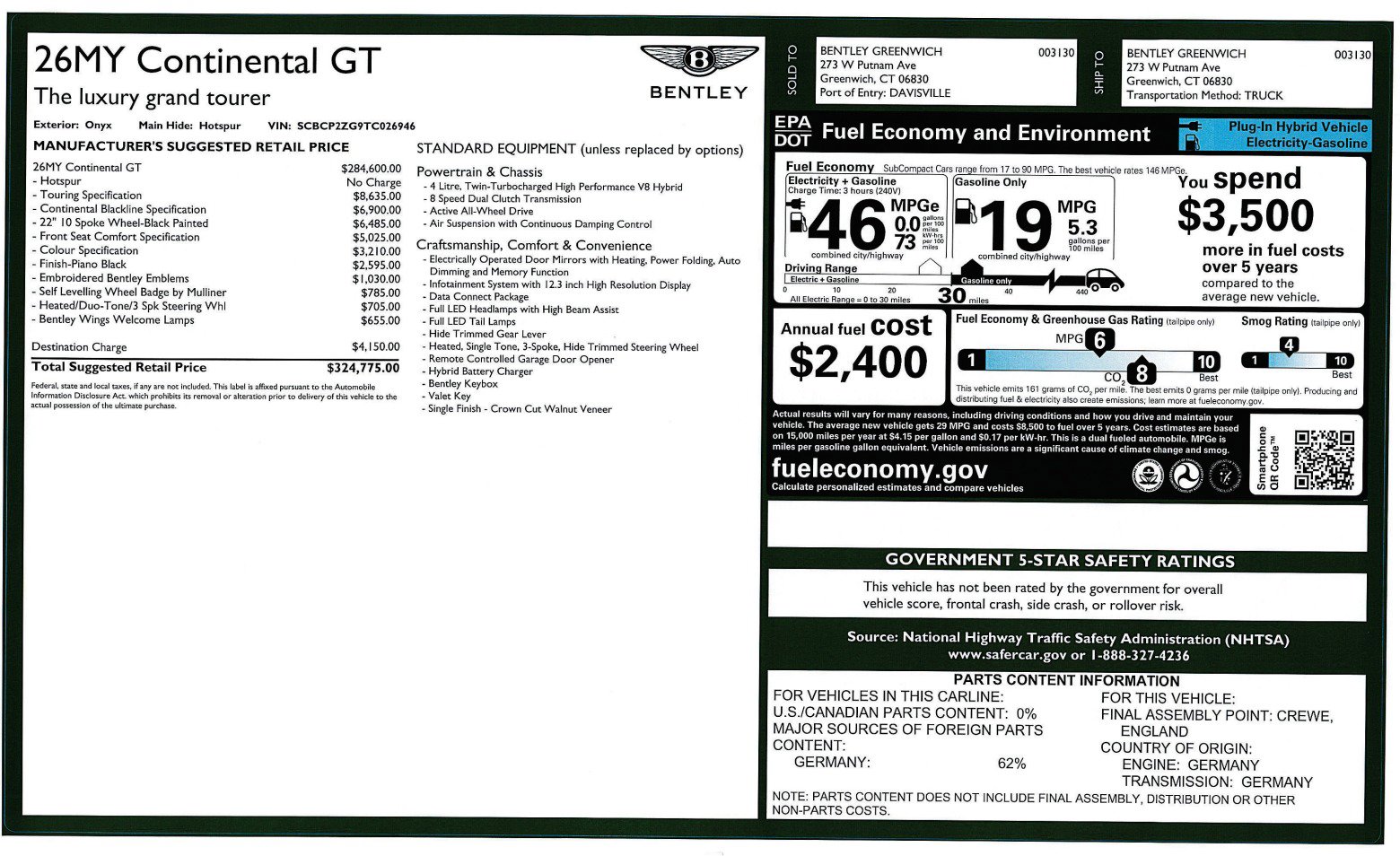 New 2026 Bentley Continental GT image 25