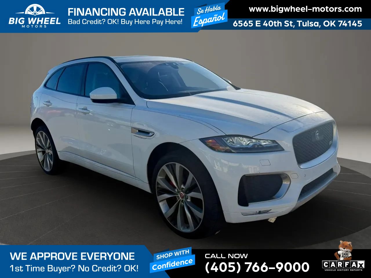 Used 2020 Jaguar F-PACE S AWD/4WD image 3