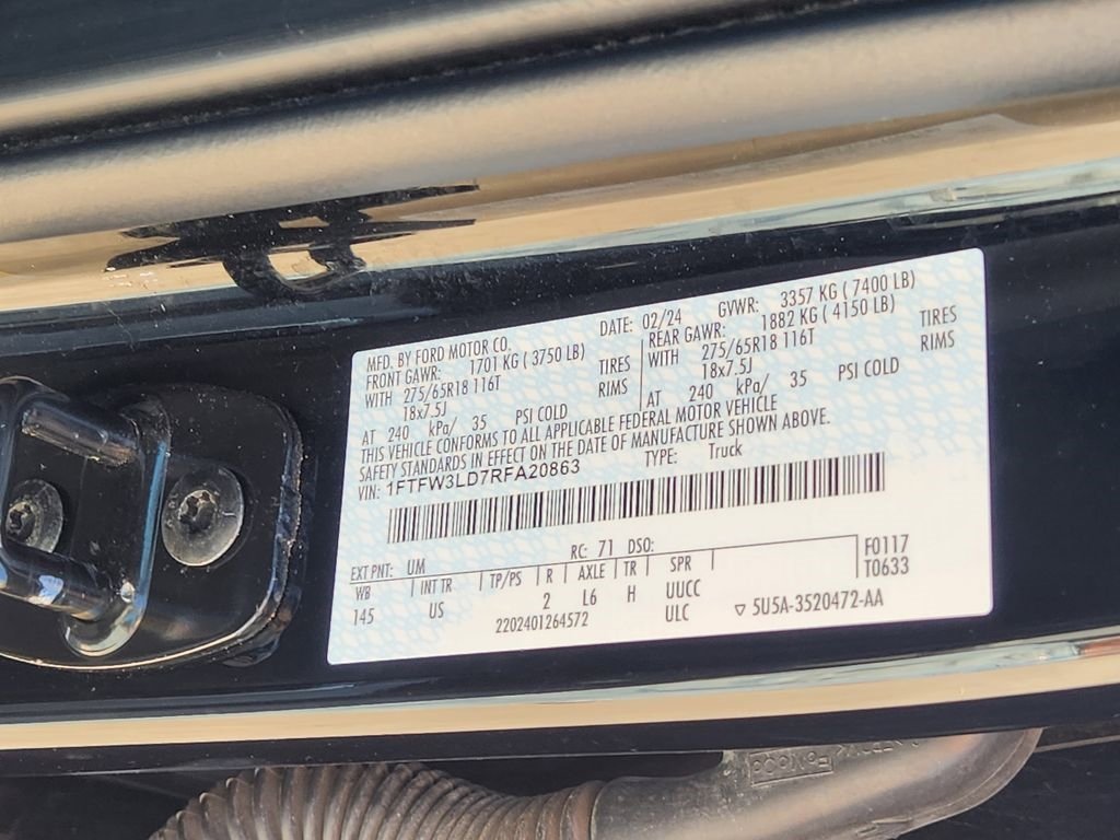 Used 2024 Ford F150 XLT w/ Equipment Group 302A MID AWD/4WD image 32