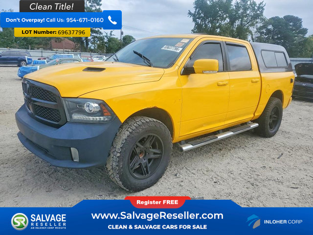 Used 2016 RAM 1500 Sport w/ Stinger Yellow Sport Package