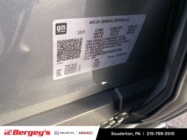 New 2026 GMC Yukon Elevation w/ Elevation Premium Package AWD/4WD image 37