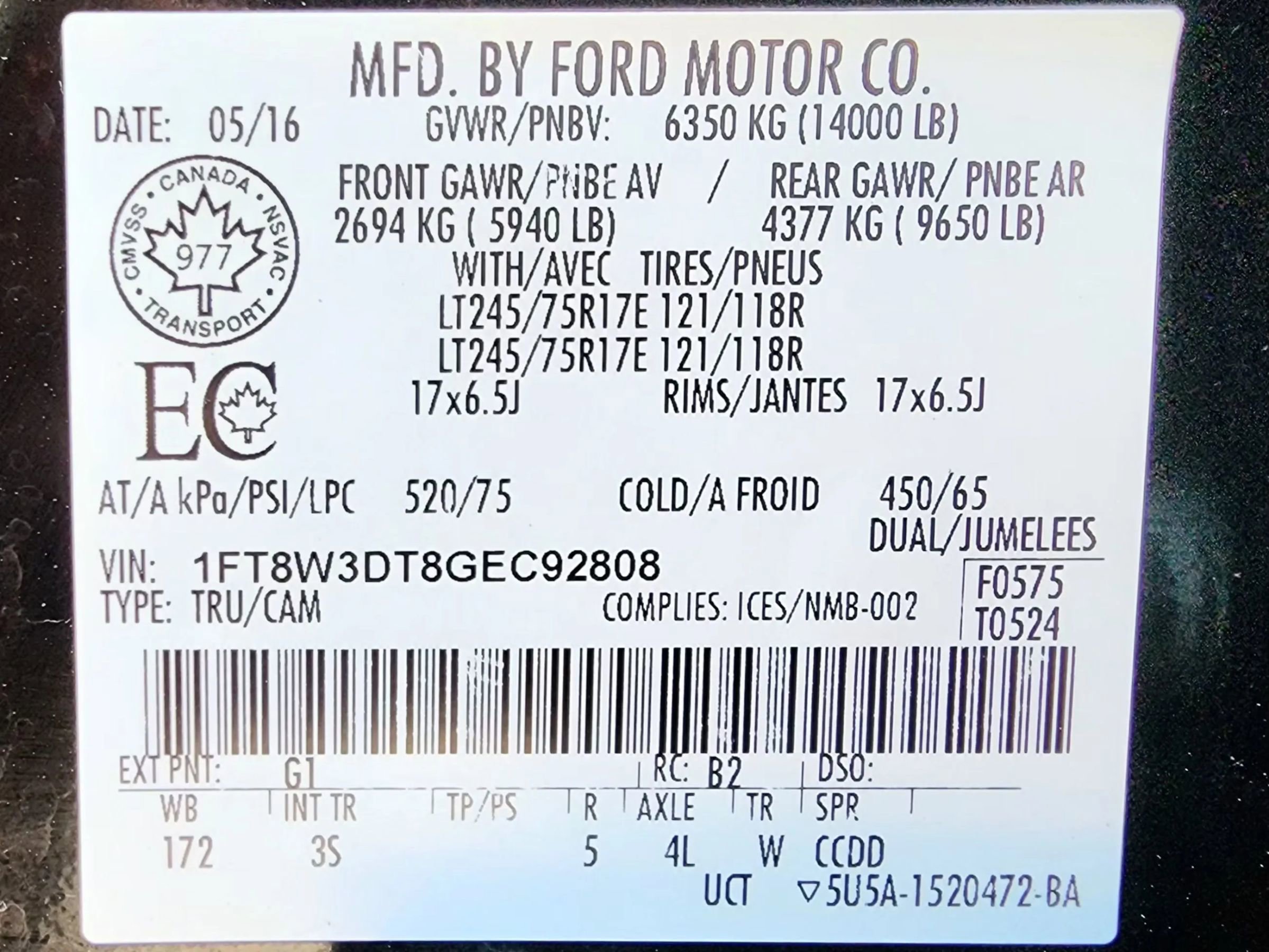 Used 2016 Ford F350 XLT w/ FX4 4x4 Off Road Package image 17
