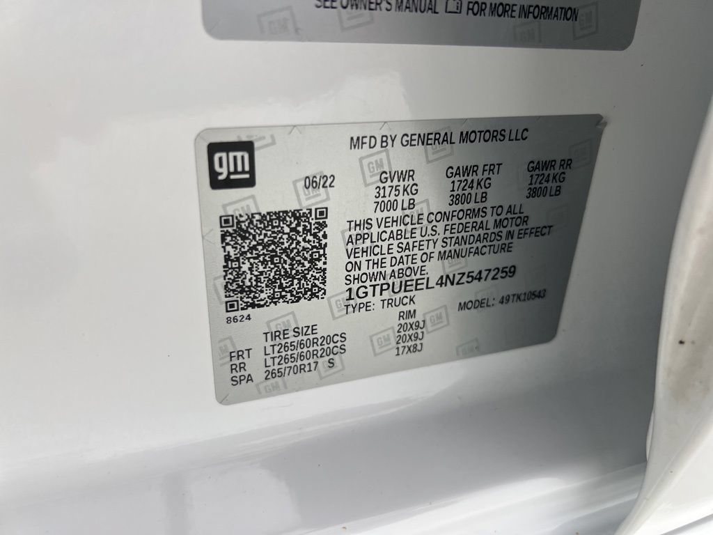 Used 2022 GMC Sierra 1500 AT4 w/ AT4 Premium Package AWD/4WD image 31