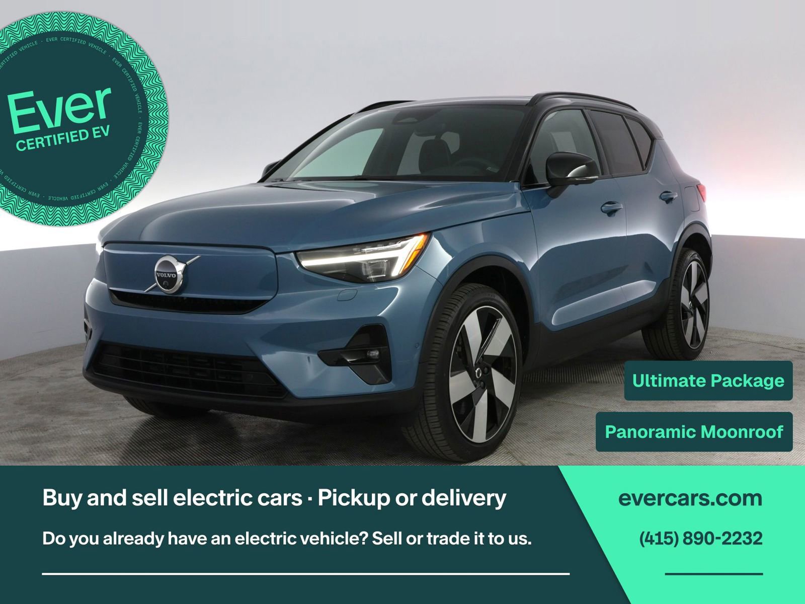 Used 2023 Volvo XC40 Recharge Ultimate w/ Protection Package Premier image 1