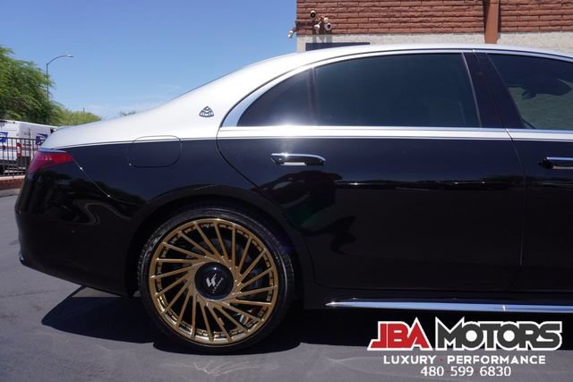 Used 2021 Mercedes-Benz S 580 4MATIC Sedan w/ AMG Line image 76