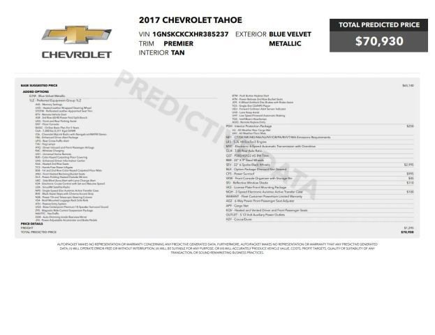 Used 2017 Chevrolet Tahoe Premier AWD/4WD image 6