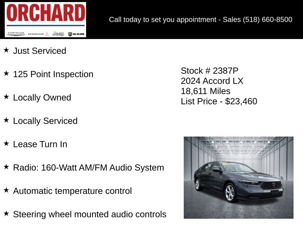 Used 2024 Honda Accord LX image 5