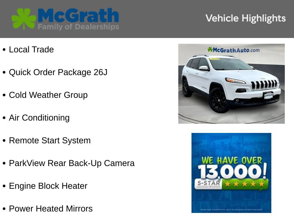 Used 2018 Jeep Cherokee Latitude w/ Cold Weather Group AWD/4WD image 6