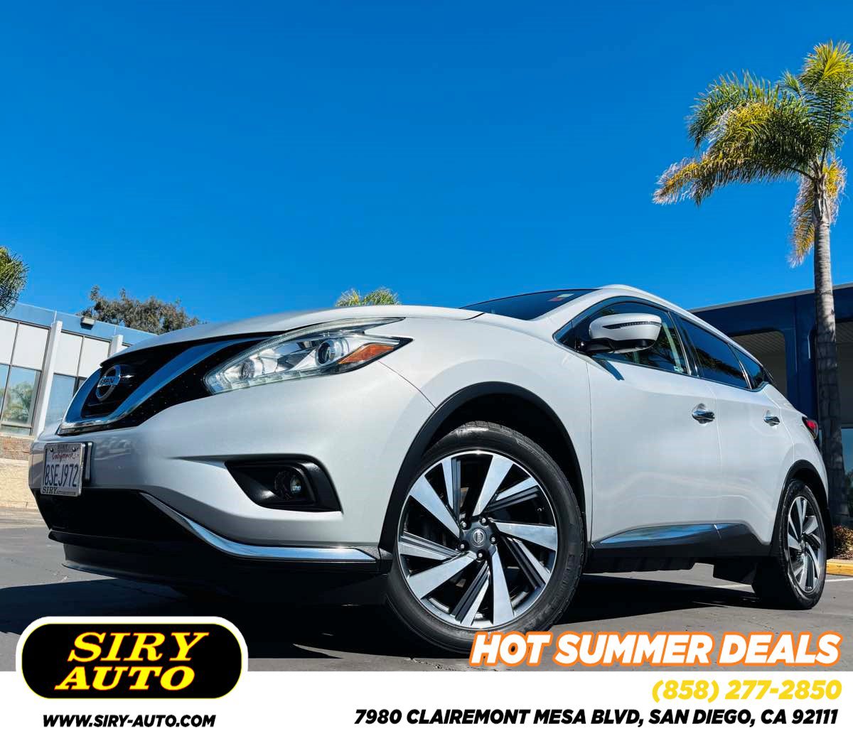 Used 2018 Nissan Murano Platinum w/ Cargo Package FWD image 1