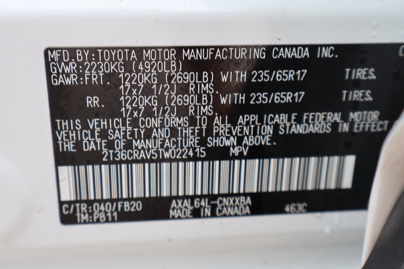 Used 2026 Toyota RAV4 LE AWD/4WD image 27