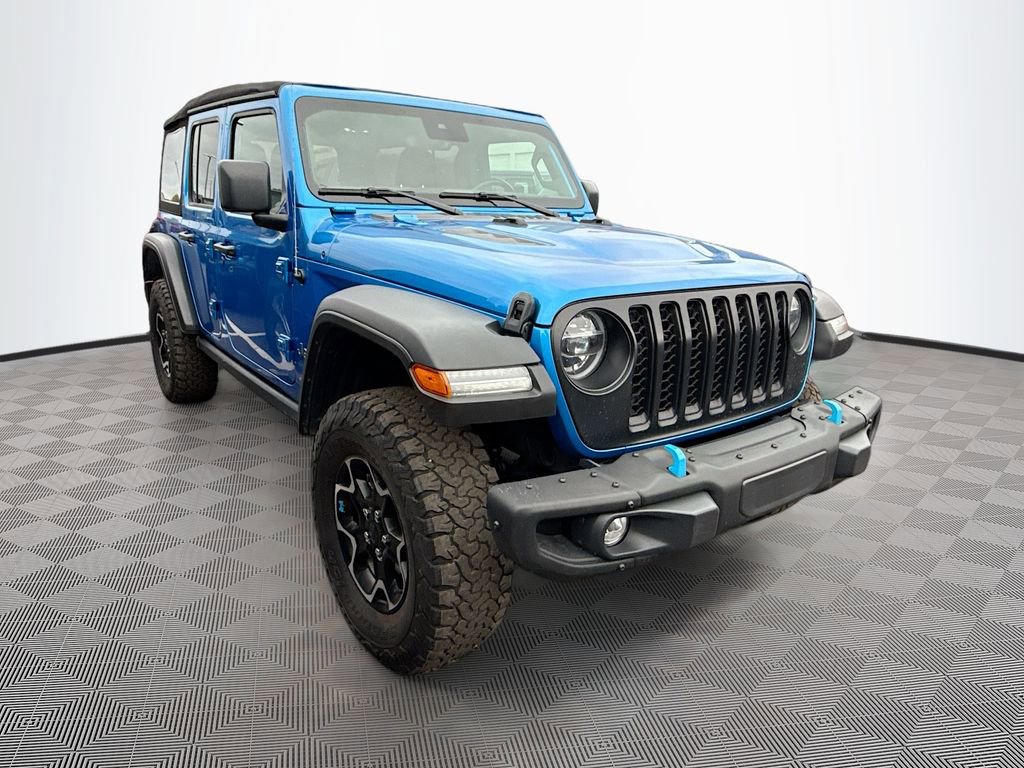 Used 2022 Jeep Wrangler Unlimited Rubicon 4xe w/ Steel Bumper Group image 4