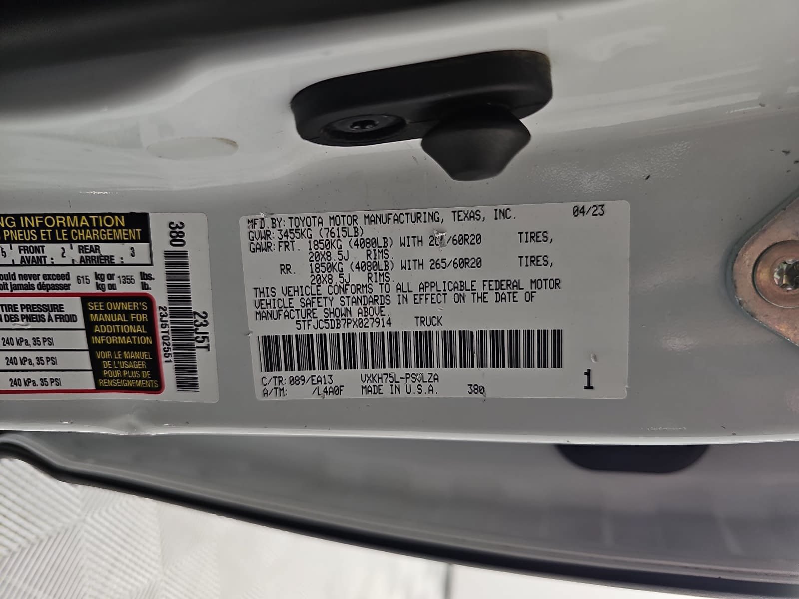 Used 2023 Toyota Tundra Limited w/ TRD Off-Road Package AWD/4WD image 29