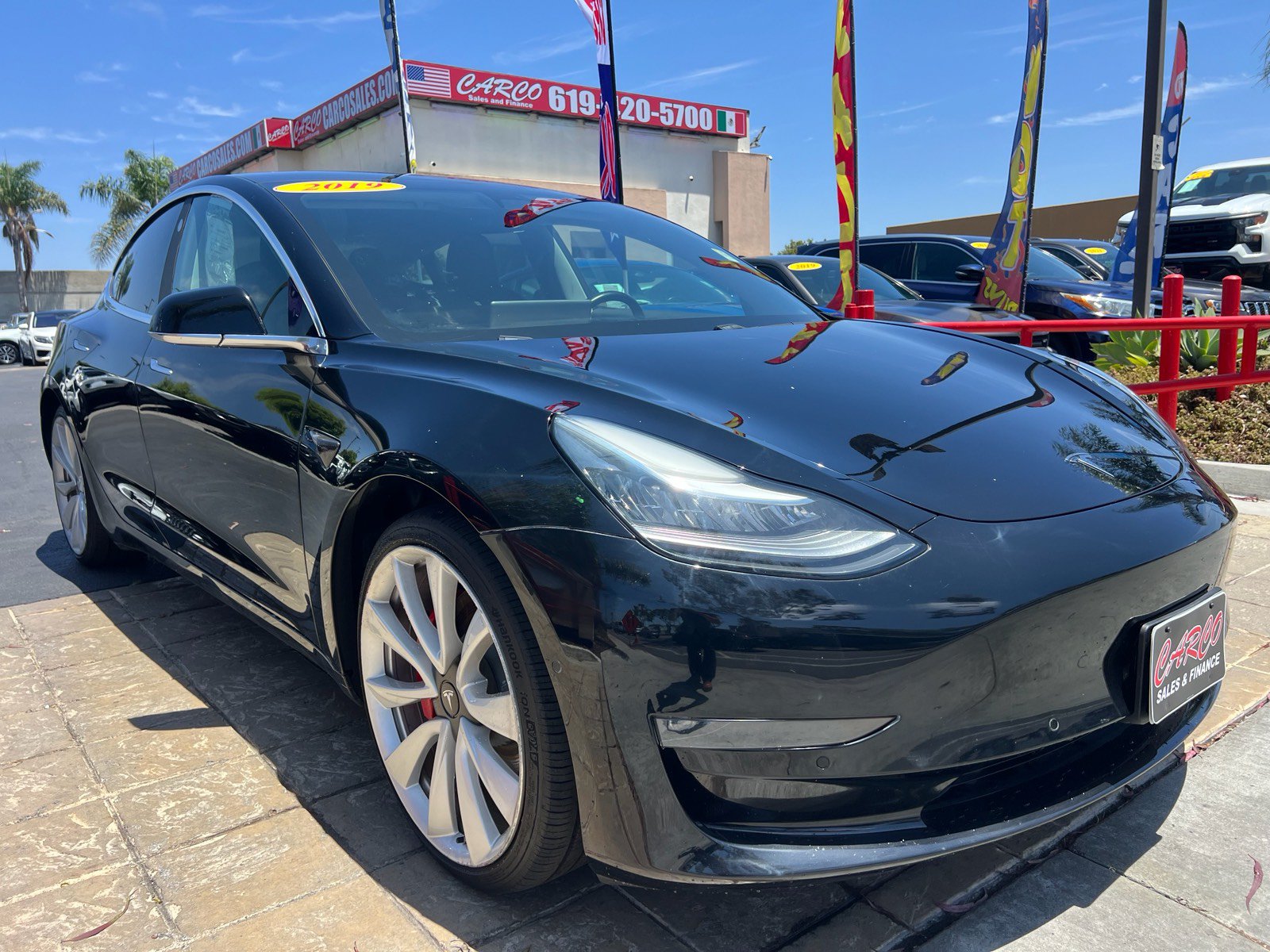 Used 2019 Tesla Model 3 Long Range AWD/4WD image 1