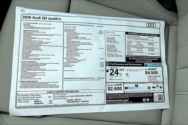 New 2026 Audi Q5 Premium Plus AWD/4WD image 14