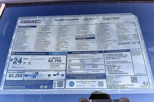 New 2026 GMC Sierra 1500 Elevation w/ Elevation Premium Package image 14