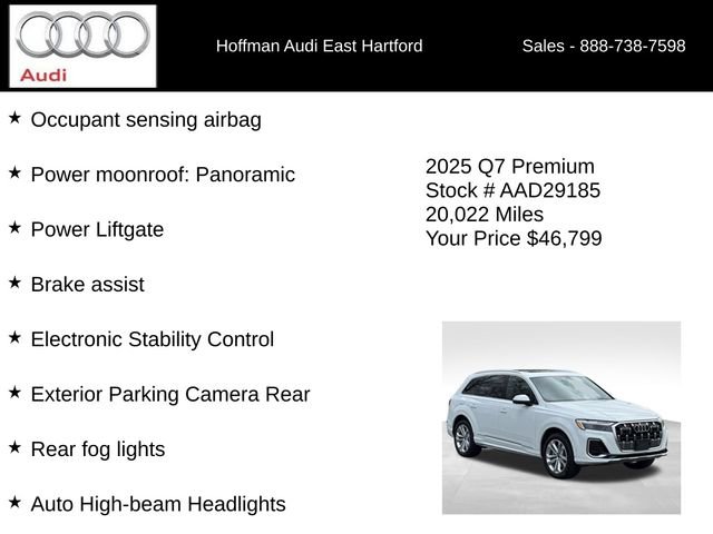 Used 2025 Audi Q7 2.0T Premium w/ Convenience Package image 31