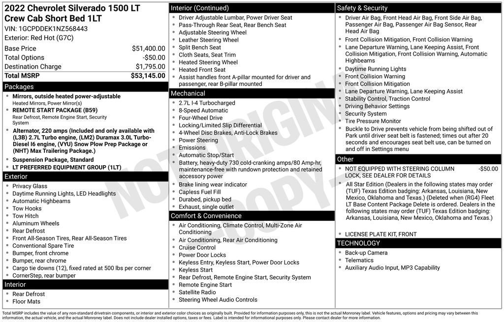 Used 2022 Chevrolet Silverado 1500 LT AWD/4WD image 17