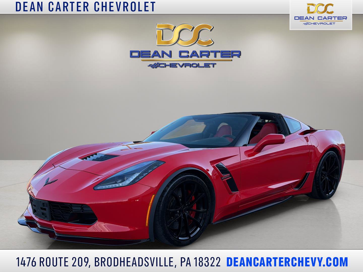 Used 2017 Chevrolet Corvette Grand Sport w/ Carbon Flash Badge Package image 1
