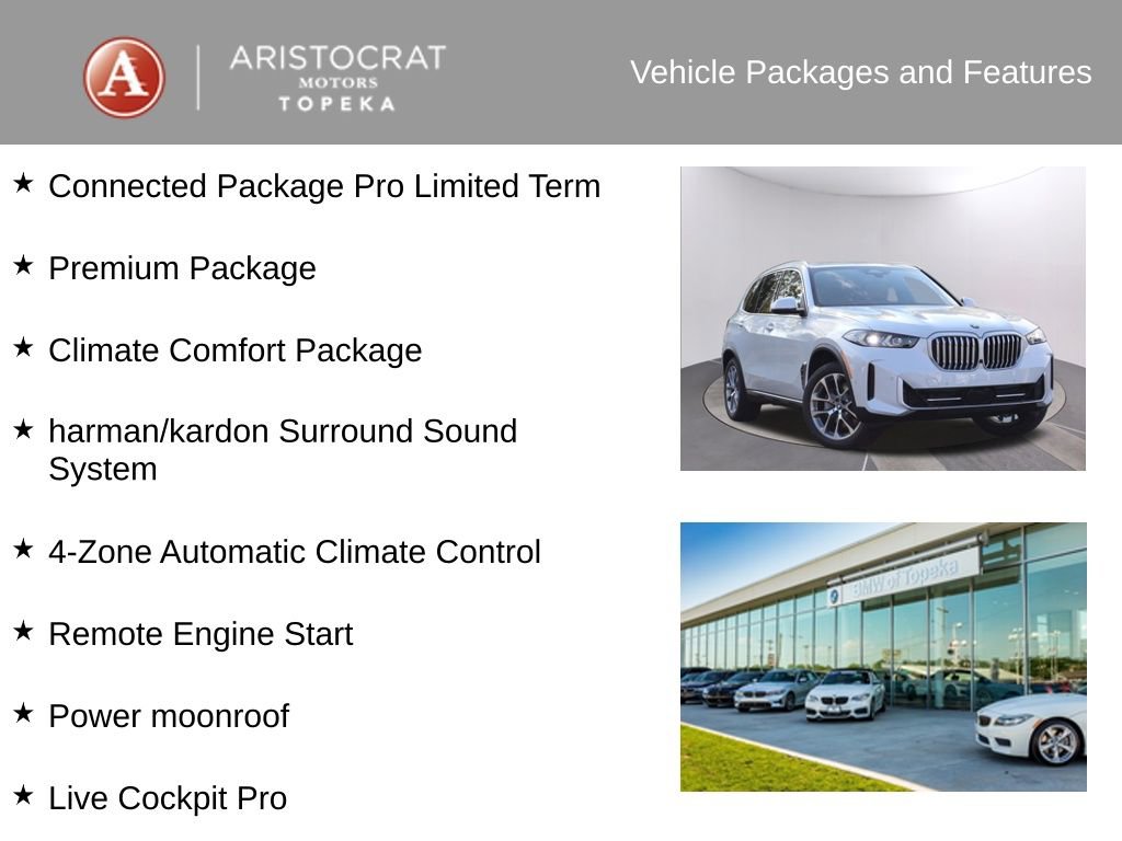 New 2026 BMW X5 xDrive40i w/ Climate Comfort Package image 4
