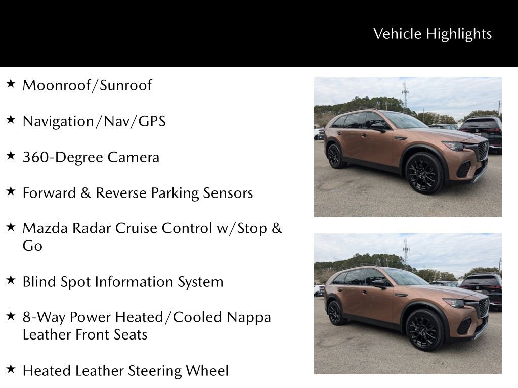 Certified 2025 MAZDA CX-70 3.3 Turbo w/ Premium Plus Pkg image 34