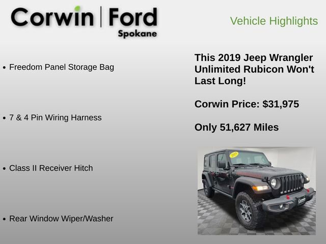 Used 2019 Jeep Wrangler Unlimited Rubicon w/ Cold Weather Group image 18