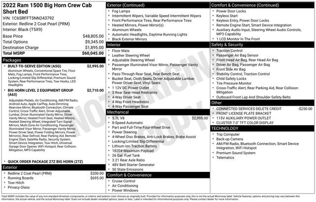 Used 2022 RAM 1500 Big Horn w/ Built-to-serve Edition AWD/4WD image 7