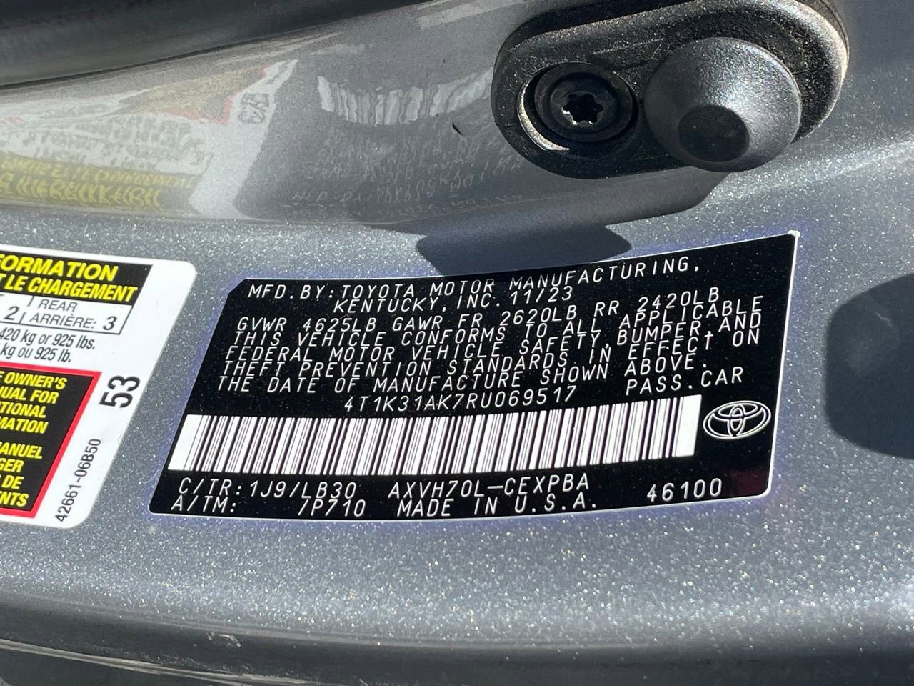 Used 2024 Toyota Camry XSE w/ Navigation Package FWD image 13