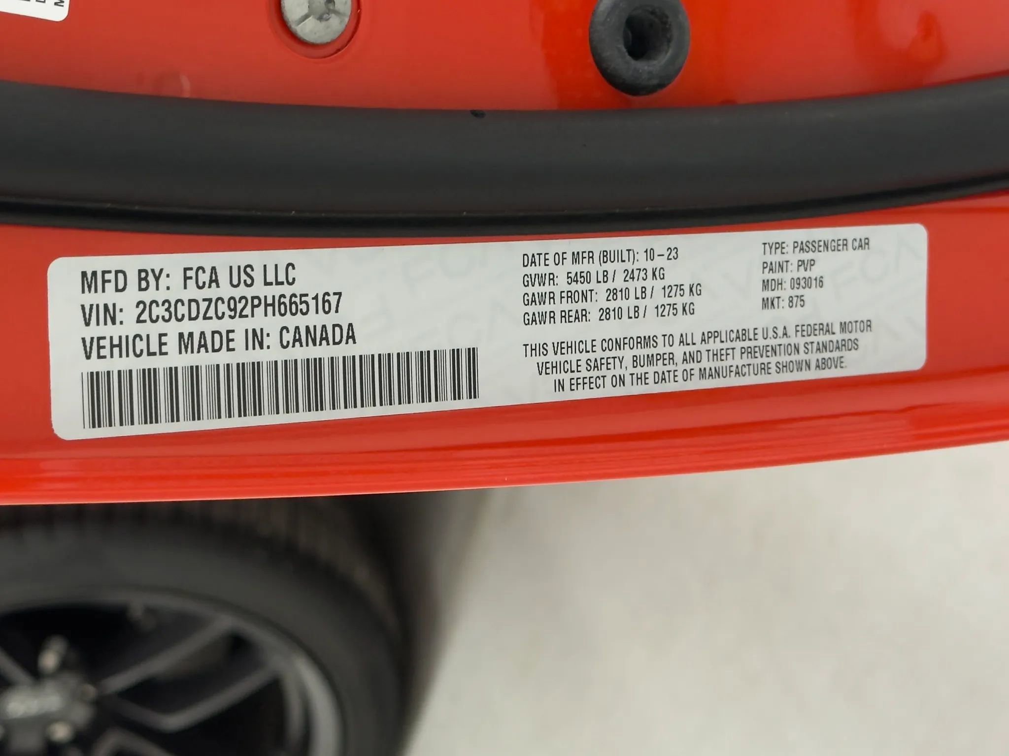 Used 2023 Dodge Challenger SRT Hellcat image 45