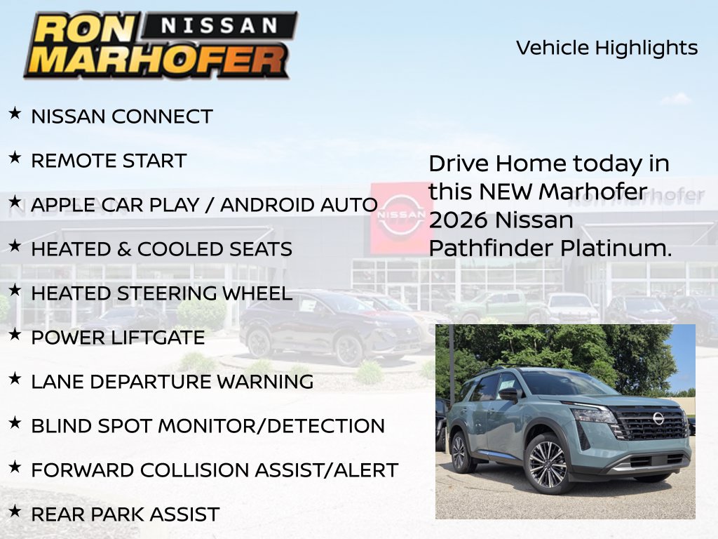 New 2026 Nissan Pathfinder Platinum AWD/4WD image 16