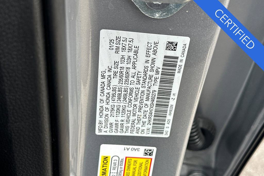 Certified 2025 Honda CR-V EX-L image 33