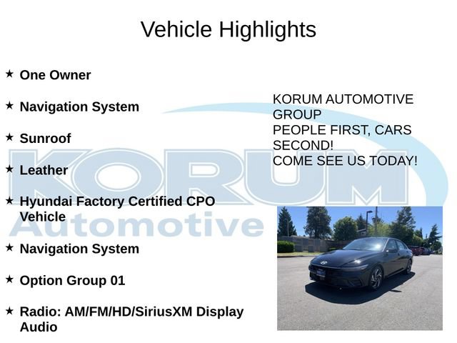 Certified 2025 Hyundai Elantra Limited FWD image 4