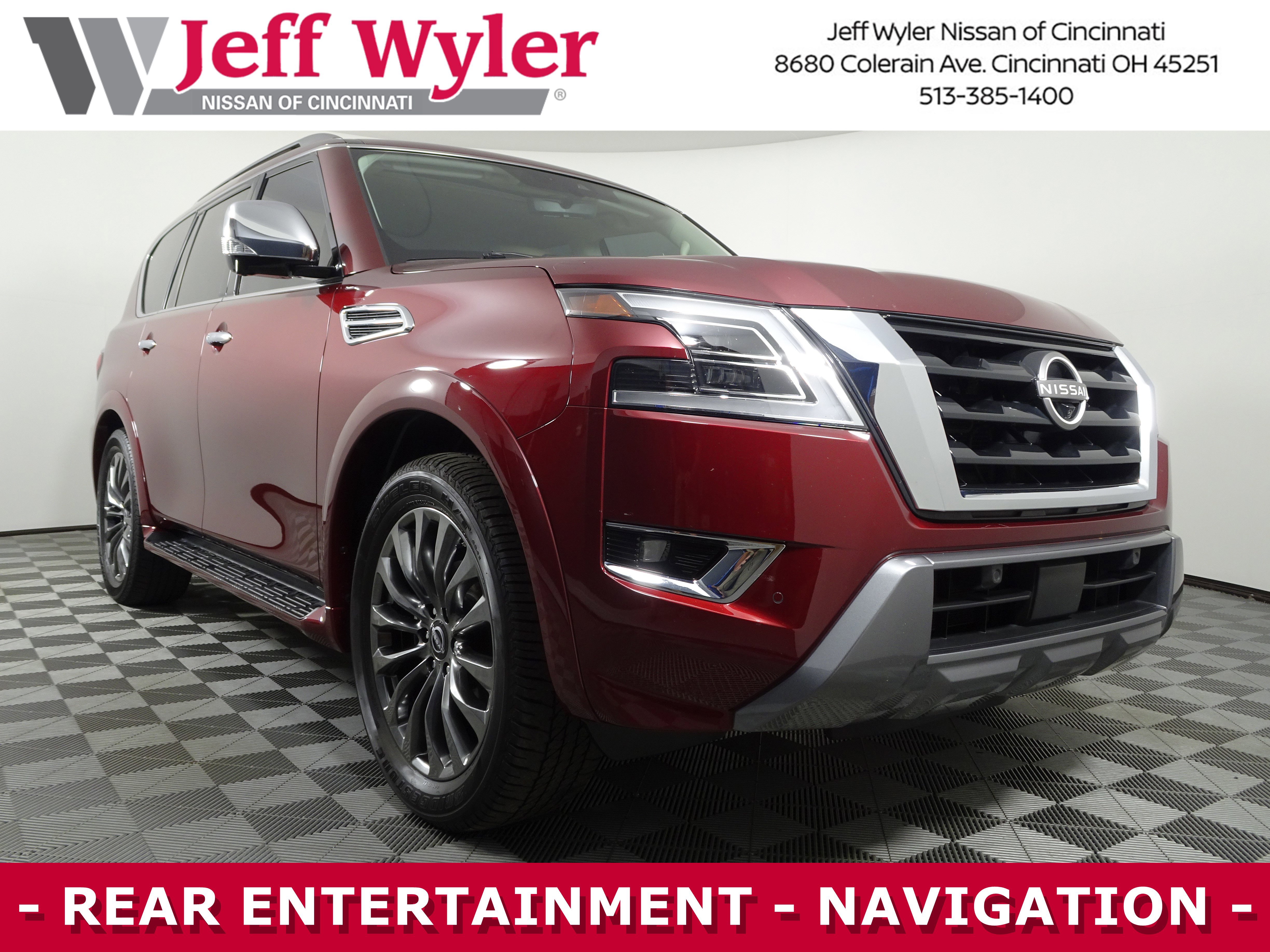 Used 2023 Nissan Armada Platinum w/ Captain's Chairs Package
