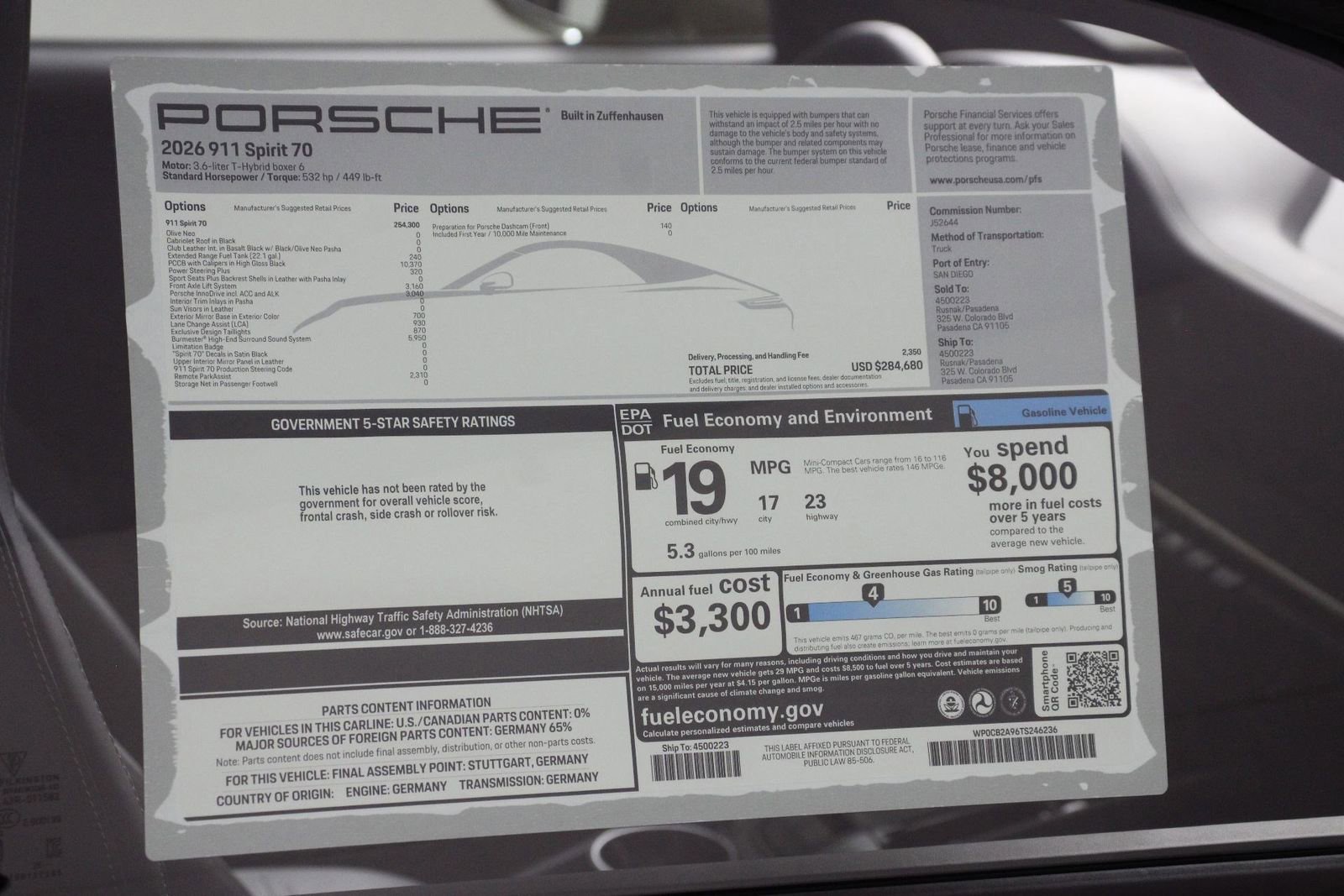 New 2026 Porsche 911 GTS RWD image 27