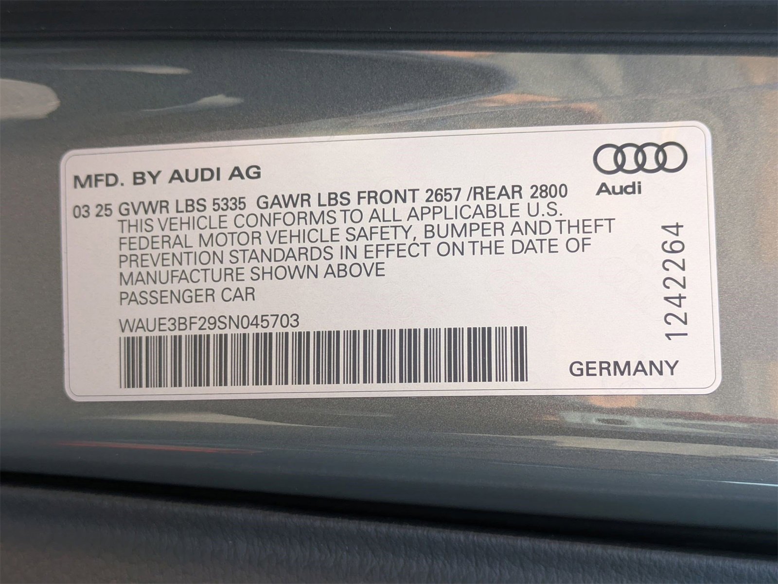 New 2025 Audi A6 Premium Plus image 17