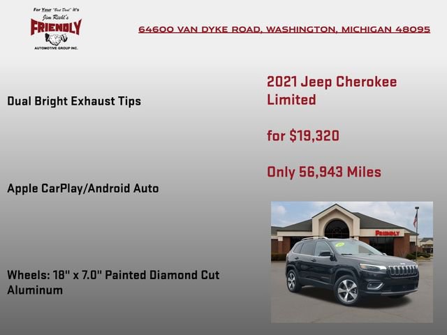 Used 2021 Jeep Cherokee Limited image 10