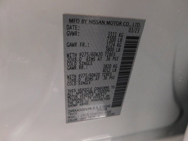 Used 2023 Nissan Titan Platinum Reserve w/ Moonroof Package image 34