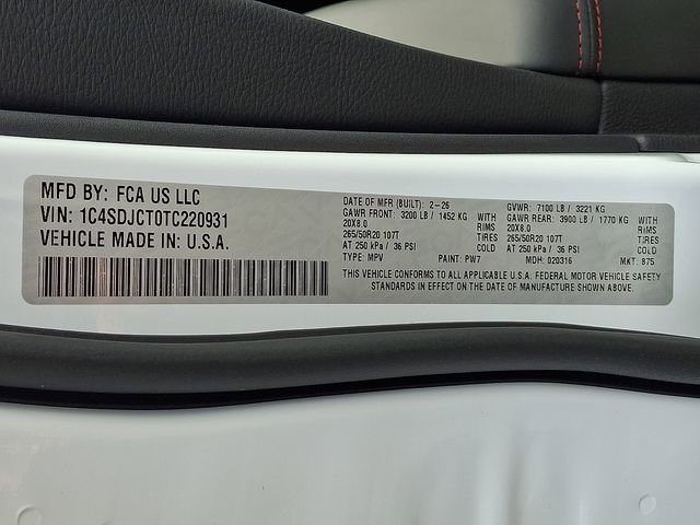 New 2026 Dodge Durango GT image 25