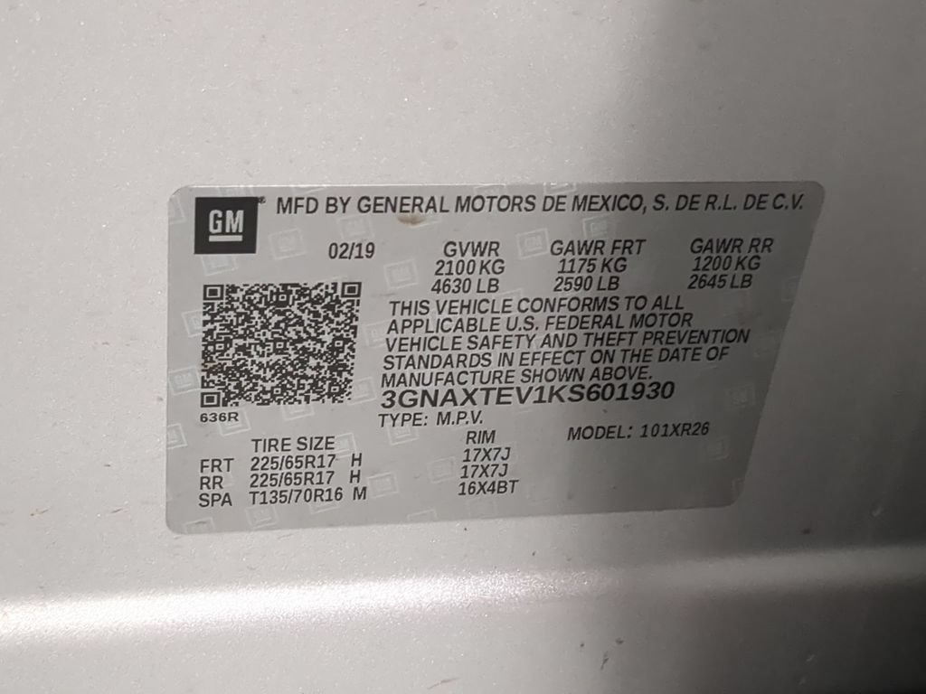 Used 2019 Chevrolet Equinox LT w/ Driver Convenience Package AWD/4WD image 40